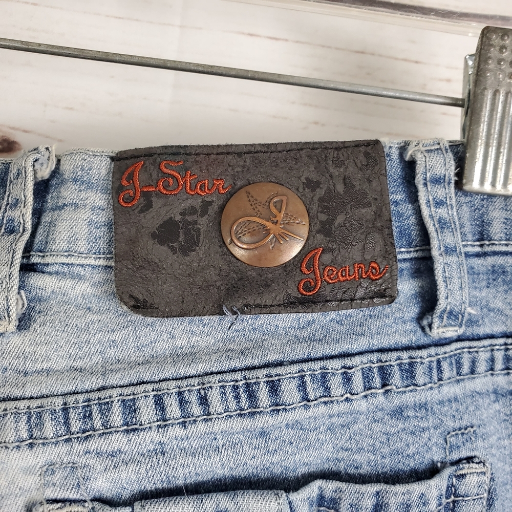 J-Star Jeans | Studded Destroyed Distressed Jeans - Picture 7 of 7
